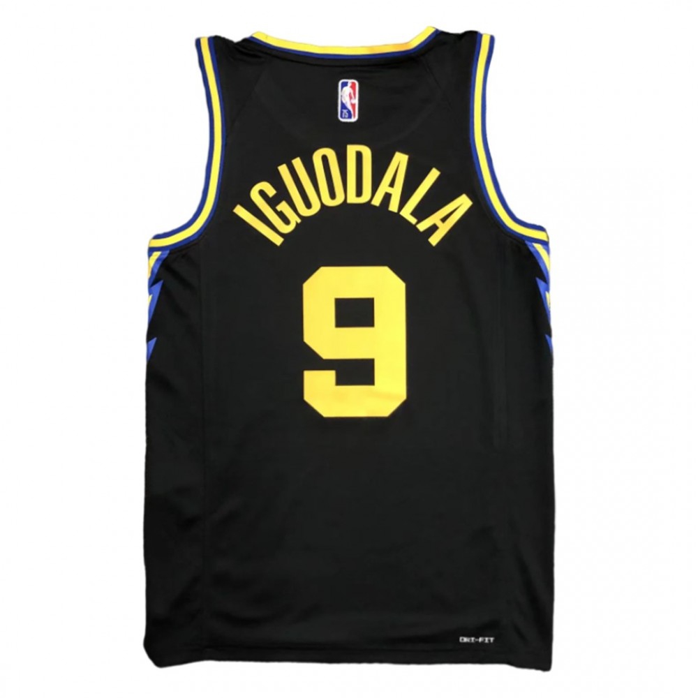 Men's Golden State Warriors Andre Iguodala #9 Black 2021/22 Swingman Jersey - City Edition-Pro Kit Vault | Brand New 26/27 Sports Jerseys